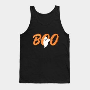 Halloween boo with ghost Tank Top